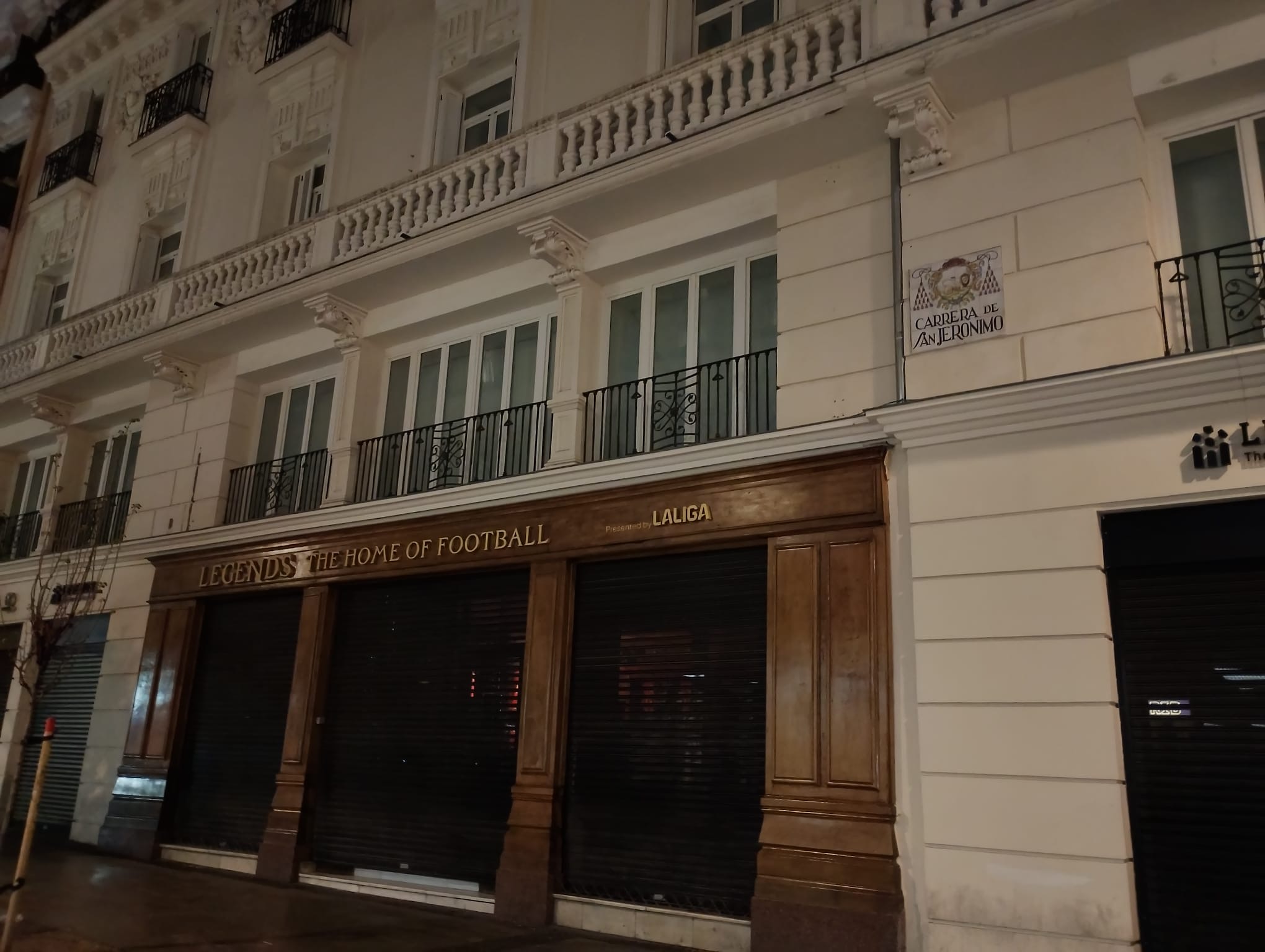 Fachada del Museo Legends de Madrid